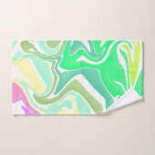 Pastel Marble Swirl Bathroom Towel Set (Serviette à main)