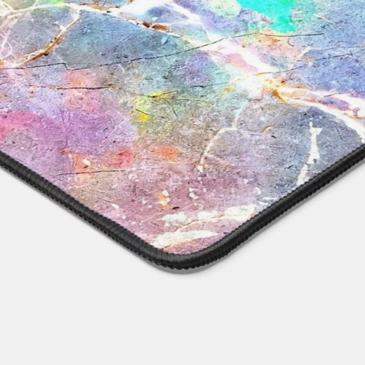 Pastel Marbre Violet Opal Monogramme Fille mignonn (Coin)