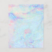pastel marmeren glitter textuur Flyer (Achterkant)