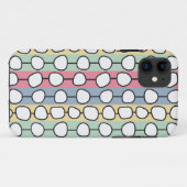 Pastel MCM kleurrijke lijnen Case-Mate iPhone Case (Achterkant (horizontaal))