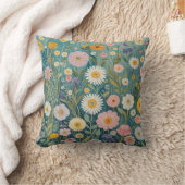 Pastel Meadow Bliss Kussen (Deken)