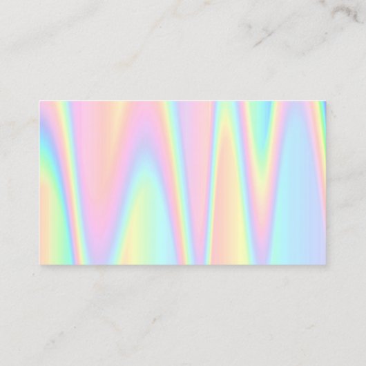 pastel merci carte de visite (Dos)