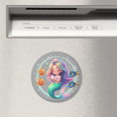 Pastel Mermaid Magic Magnet Magneet (Insitu (Vaatwasser))