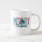 Pastel Merry Christmas Jumbo Mug (Droite)