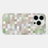 Pastel met gekleurd vierkant patroon Case-Mate iPhone case (Achterkant (horizontaal))