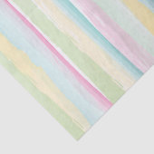 Pastel met gekleurde Waterverf Stripes Tissuepapier (Detail)