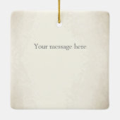 Pastel met kleurcode Harlequin , persoonlijk Keramisch Ornament (Achterkant)