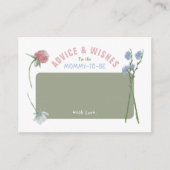 Pastel met kleurcode voor wilde flesontraadkaarten informatiekaartje (Voorkant)