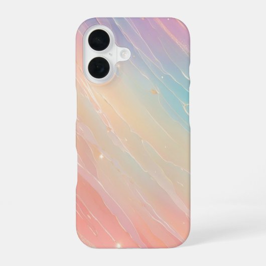Pastel Meteor Shower Phone Case iPhone 16 Hoesje (Achterkant)