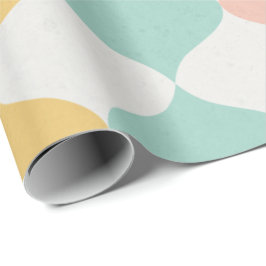 Pastel Midcentury Modern Gift Wrap – Retro Charm Cadeaupapier