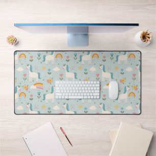 Pastel mignon Rainbow Unicorn Motif