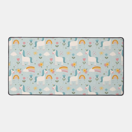 Pastel mignon Rainbow Unicorn Motif (Recto)