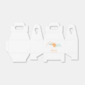 Pastel Minimal Baby shower Bedankdoosjes (Uitgevouwen)