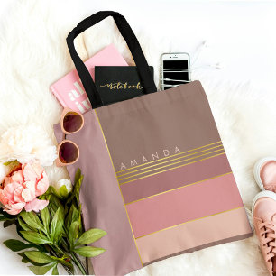Pastel Minimalist Trendy Stijlvol Chic Kleurrijk Draagtas
