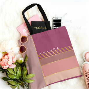 Pastel Minimalist Trendy Stijlvol Chic Kleurrijk Draagtas