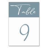 pastel minimaliste moderne Numéro de table (Par défaut)