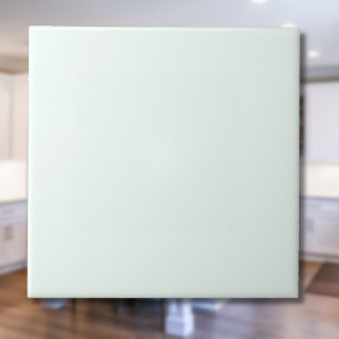 Pastel Mint Crème Effen Kleur Klassiek Elegant Tegeltje