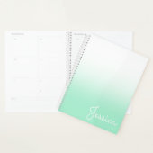 Pastel Mint et ombre blanc (Devant avec enveloppe)