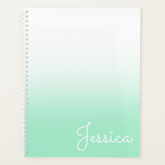 Pastel Mint et ombre blanc (Devant)