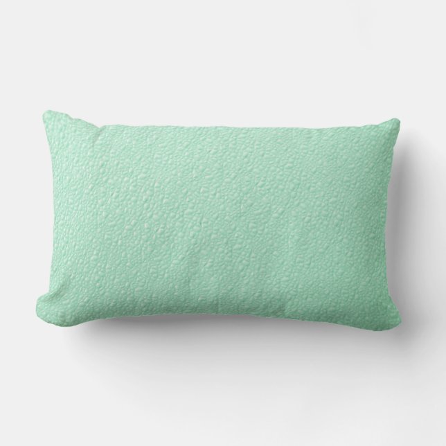 Pastel Mint Green Trendy Colors Kussen (Voorkant)