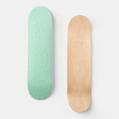 Pastel Mint Green Trendy Colors Skateboard (Voorkant)