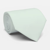 Pastel Mint Groen Effen Kleur Stropdas (Opgerold)