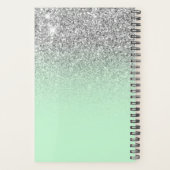 Pastel Mint Parties scintillant argent Ombre perso (Dos)