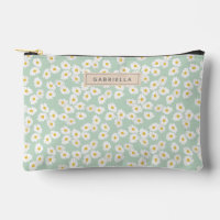 Pastel Mint Salie Madeliefje Bloemstuk Bruidsmeisj
