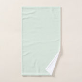 Pastel Mint Vert couleur solide (Serviette à main)