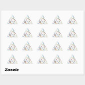 Pastel Mod Driehoek Sticker (Vel)