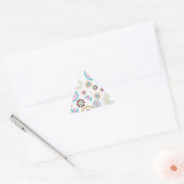 Pastel Mod Driehoek Sticker (Envelop)