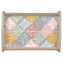 Pastel Modderdoek | Terracotta Tegel Diamant
