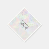 Pastel Modern Verjaardagsfeest Servet (Hoek)