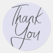 Pastel moderne | Sticker Merci (Devant)