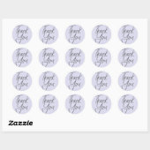 Pastel moderne | Sticker Merci (Feuille)