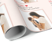 pastel-Moederdag-papier | Bedankt voor uw aandacht Cadeaupapier (Rol Hoek)