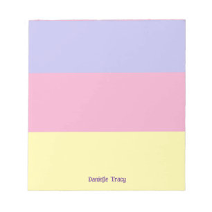 Pastel Mooie Lente Kleuren Aangepast  Notitieblok