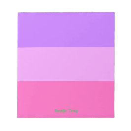 Pastel Mooie Lentekleuren Aangepast Notitieblok