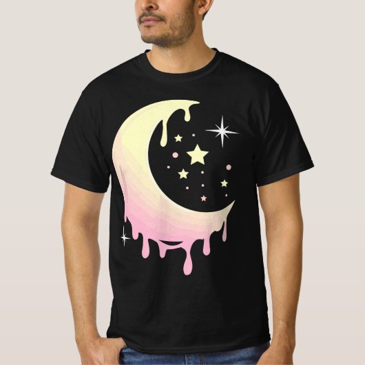 Pastel Moon Kawaii Pastel Goth  T-shirt (Voorkant)
