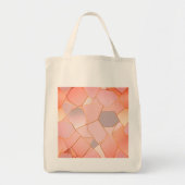 Pastel Mosaic Eco Grocery Tas (Voorkant)