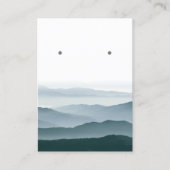 Pastel Mountain Range met juwelier display Visitekaartje (Voorkant)