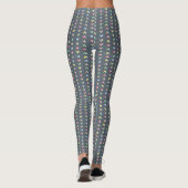 Pastel Multi-color Chevron Motif Leggings (Dos)