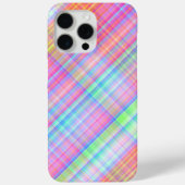 Pastel Multicolour Plaid Fabric Case-Mate iPhone Case (Achterkant)