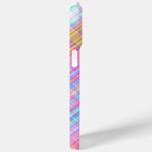Pastel Multicolour Plaid Fabric Case-Mate iPhone Case (Achterkant / Rechts)