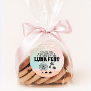 Pastel Music Festival Bedankt Ronde Sticker