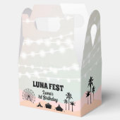 Pastel Music Festival Birthday Favor Box Bedankdoosjes (Geopend)