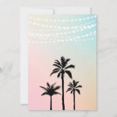 Pastel Music Festival Invitation Anniversaire (Dos)