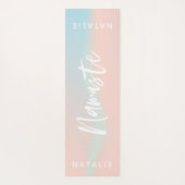Pastel namaste yogamat (Achterkant)