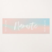 Pastel namaste yogamat (Voorkant (horizontaal))