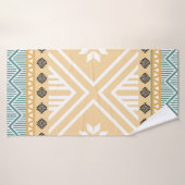 Pastel Native Fabric Motif sans couture, Thai Nati (Serviette de bain)